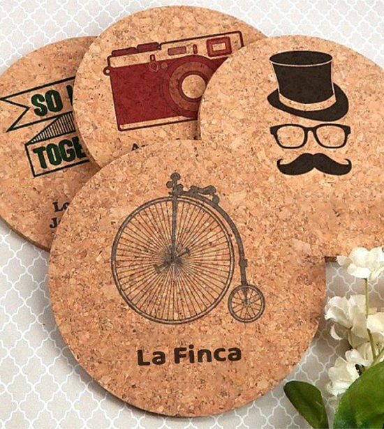 Posavasos de Corcho Pack 20uds